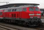 218 360-6 im Portrait in K�ln Messe/Deutz am 04.04.2012
