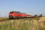 Die 218 380-4 und 218 831-6 in Klanxb�ll am 14,08,12
