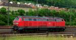 218 457-0 musste einen IC bis Treuchtlingen bringen.