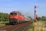 Die 218 342-4 und 218 836-5 in Klanxb�ll am 22.07.2013 