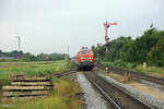 218 322-6 und 218 385-3 mitdem IC 2375 (Westerland(Sylt) - Karlsruhe Hbf) am 07.07.2017 in Klanxbüll.
