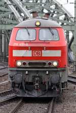 Die 218 491-9 mit 218 194-9 in K�ln Hbf am 07,05,10