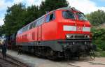 Dann mal wieder das Frankfruter gespann mit 218 477 und 01 118 am 04.09.2010 im DLW Meinigen