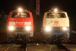 Die 225 021-5 nben 217 014-0 beim BW Fest Osnabr�ck am 18,09,10