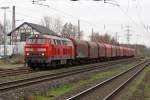 Die 225 029-8 in Ratingen Lintorf am 17,11,10