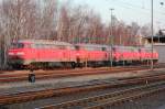 225 081-9, 225 003-3, 225 004-1 und 225 001-7 abgestellt in Gremberg, aufgenommen am 08.02.2012