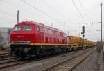 225 094-2 der EBM mit Bauzug abgestellt in H�rth-Kalscheuren am 30.03.2013