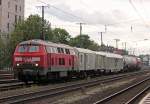 225 117-1 & 225 024-9 am Spritzzug in K�ln West am 11.05.2013