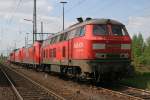 Die 225 006-6 in Koblenz-L�tzel am 16,05,10   *