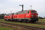 Die 225 806-9 und 225 027-2 in T��ling am 04,08,10