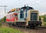 261 671-2 mit RSE Turmtriebwagen in Porz Wahn am 09.06.2011