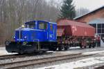 140.01 steht vorne drauf! Keine Ahnung was das f�r eine BR ist!? Aufgenommen am 25.02.11, in Neuoffingen, vor den Werkstatthallen der RentARail.