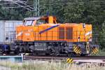 Diese Mak 1000BB der Northrailbei der Einfahrt in Hamburg Waltershof, am 27,08,09