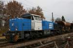 Regental Lokomotive D05(92 80 1275 842-3 D-RBG)mit Bauzug in Westheim(Schwab)