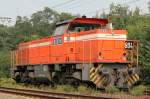 Lok 804 der RBH in Duisburg Neudorf am 27.07.2011
