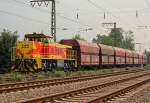 Lok 542 der E&H in Duisburg Neudorf am 27.07.2011