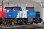 1587 der CFL Cargo auf dem Hof des HGK BW´s in Br�hl Vochem am 30.03.2013
