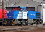 1587 der CFL Cargo auf dem Hof des HGK BW´s in Br�hl Vochem am 01.04.2013