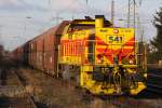 Die 541 der E&H in Ratingen Lintorf , am 13,12,09