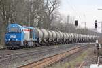 Die OHE G2000 (1028) in Ratingen Lintorf am 19,03,10
