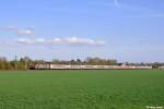 101 110-5 mit dem IC 2022 von Frankfurt(Main) nach Hamburg-Altona am 18.04.2013 in Langenfeld(Rhld).