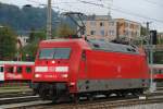 101 003-2, aufgenommen am 10.10.09, bei einer Solodurchfahrt durch Salzburg.