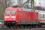 Die 101 047-9 in Gremberg am 20,03,10