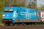DB 101 016-4 unicef-Werbelok  Fotografiert im April 2010 in K�ln-Gremberg
