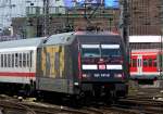 101 141-0 am IC2861 bei der Einfahrt in K�ln Hbf am 25.06.2010
