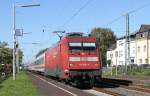 101 058-6 mit einem Umleiter-IC in Bad H�nningen am 10.10.10