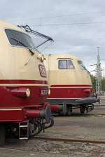 Die Fronten von 103 113-7 und 103 222-6 beim BW Fest Osnabr�ck am 18,09,10