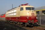Die 103 113-7 in Koblenz L�tzel am 10,02,11