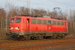 Die 110 223-5 in Koblenz L�tzel am 12,03,11