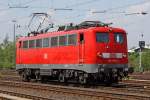 Die 110 210-2 bei der Lokparade vom DB Museum Koblenz L�tzel am 21,05,11