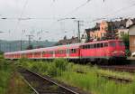 110 401-7 in Koblenz L�tzel am 02.06.2012