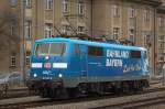 Pr�sentation der 111 017 Bahnland Bayern.