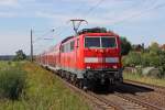 Die 111 145-9 in V�hrum am 20,08,11
