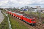 Die 112 186 in Berlin Warschauer Stra�e am 08,08,11 