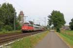 Die 115 346-9 in Brokstedt am 26.07.2013 
