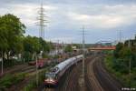 115 509-2 mit dem IC 2420 (Norddeich-Mole - Köln Hbf) am 24.08.2014 bei Mülheim(Ruhr)-Styrum.