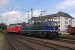 Die 181 206-4 und 754 004-2 bei der Lokparade vom DB Museum Koblenz L�tzel am 02,06,12