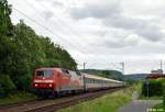 120 112-8 mit dem IC 118 von Salzburg nach M�nster am 22.06.2013 bei Bonn-Limperich.