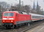 120 102-9 mit IC in K�ln Deutz am 19.02.2010