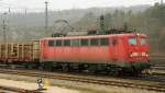 140 037-3, aufgenommen am 19.02.11, bei der Durchfahrt durch Treuchtlingen.
