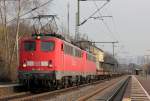 140 789-9 und 140 xxx-x in Bonn Oberkassel am 24.03.2012