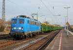 140 037-1 (140 831-9) der PRESS bei der Abfahrt rtg Stendal in Bonn Beuel am 20.04.2013 ; Gru� an den Tf !!