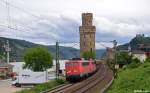 140 797-2 und 140 815-2 am 15.06.2013 in Oberwesel.