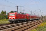 Die 143 283-0 in Gro�korbetha am 18,08,11