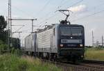 143 874-6 & 143 554-4 der RBH in Porz Wahn am 04.07.2012
