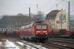 Die 143 216-0 in Koblenz L�tzel am 19,01,13